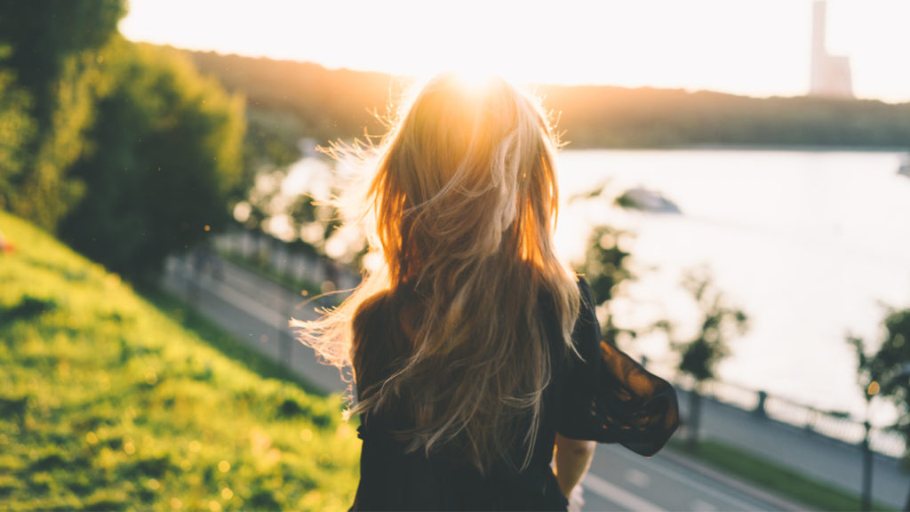 Morning Routine Women Looking At The Sun